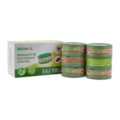 Antimos 301 (2 in 1) Mosquito & Cockroach Control Repellent (6 tubs)